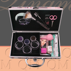 инструмент ресницы макияжа см 15*13*2,5 мини розовый корейский косметический, профессиональные инструменты ресницы утесывая