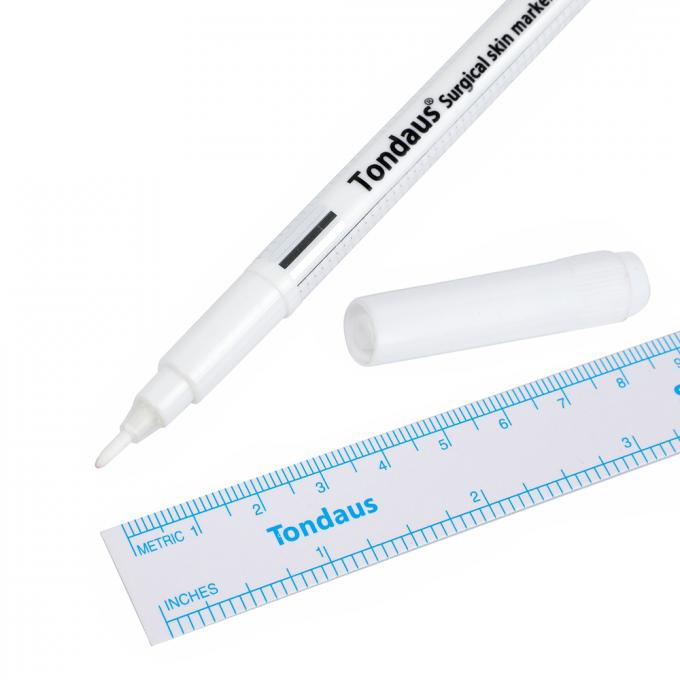 белая водоустойчивая ручка отметки брови 12g для располагать татуировки 4